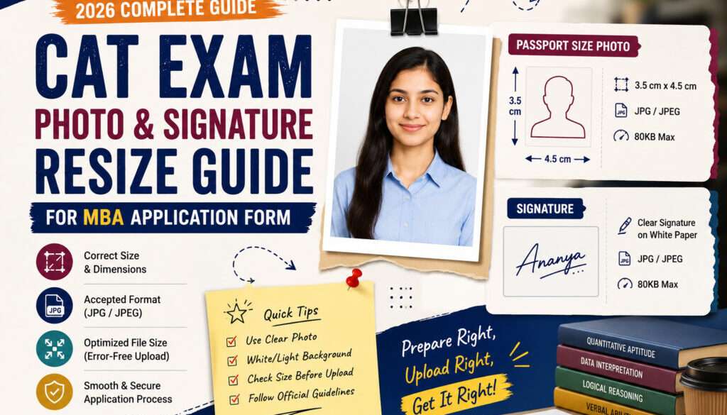 cat-exam-photo-and-signature-resize-guide-2026-for-mba-application-form-image-upload-size-dimensions-and-compression-banner
