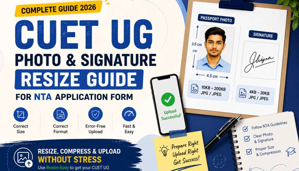 cuet-ug-photo-and-signature-resize-guide-2026-for-nta-online-application-form-image-size-compression-and-upload-instructions-banner