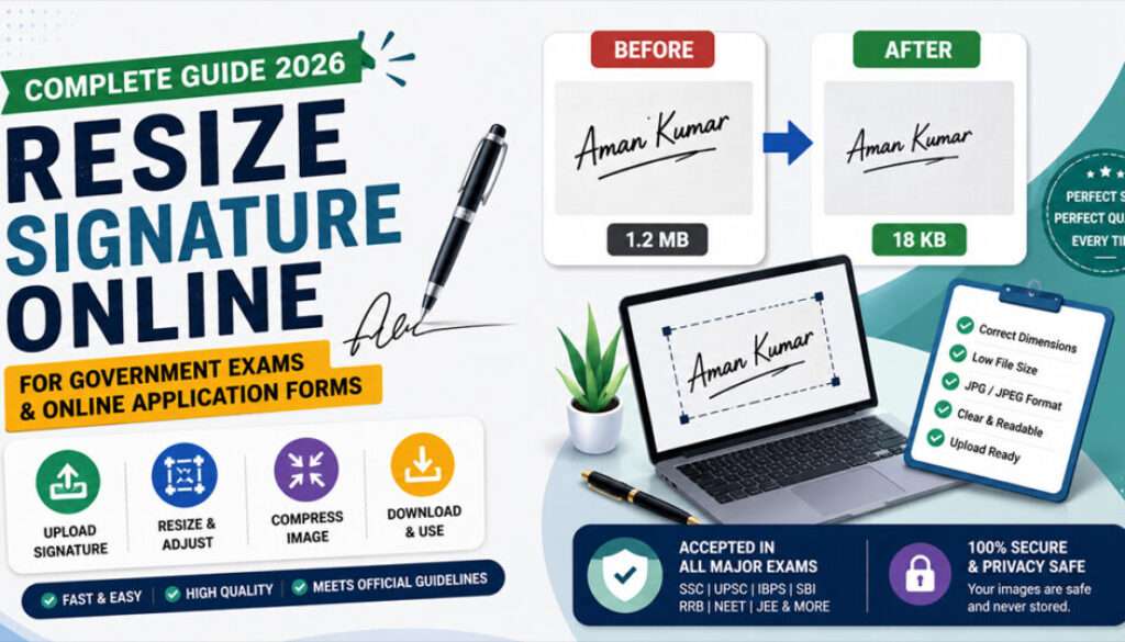 resize-signature-online-for-government-exams-and-online-job-application-forms-with-signature-compression-and-image-size-optimization-banner