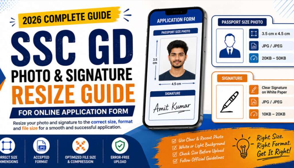ssc-gd-photo-and-signature-resize-guide-2026-for-online-application-form-image-size-format-dimensions-and-compression-banner